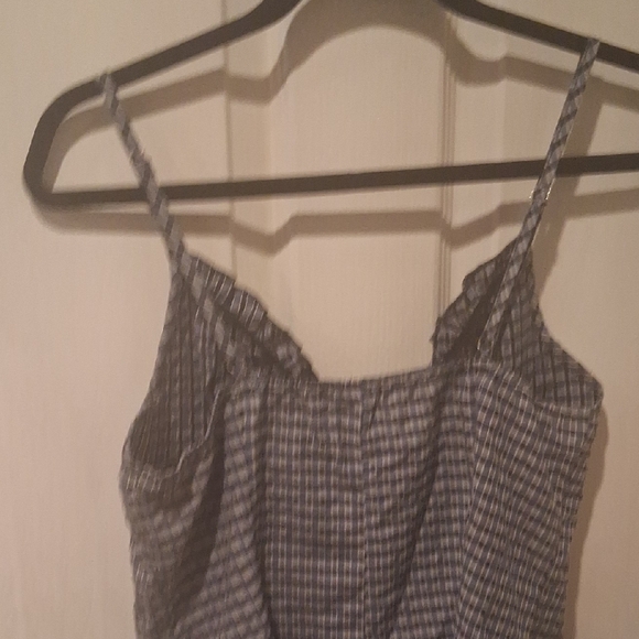 Women's Checkered Ruffle MINI DRESS - Picture 5 of 6